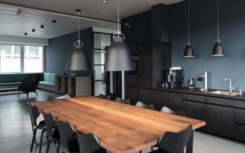 Green Leafed Plants On Kitchen Island
